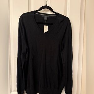 Banana Republic Classic Black V-Neck Sweater